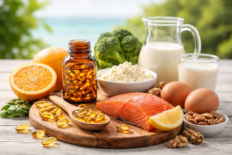 vitamin D sources from foods, drinks