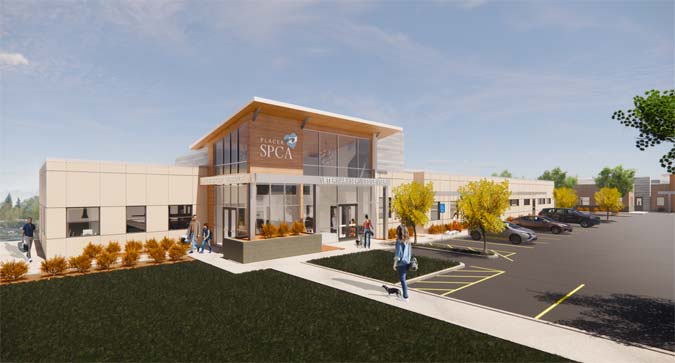 artist rendering of new Placer SPCA facility