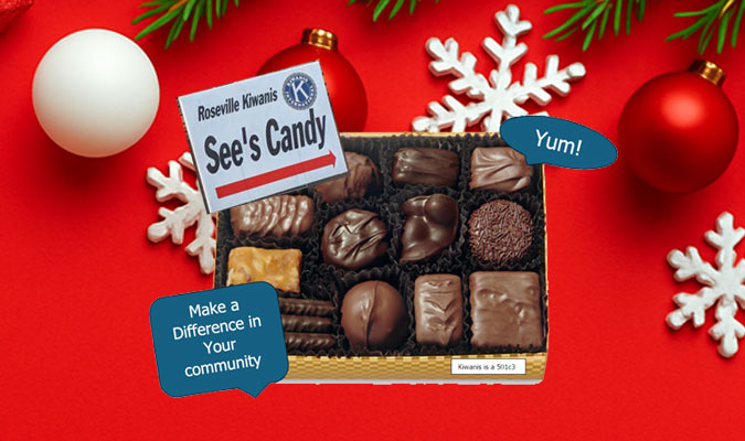 Roseville Kiwanis Sees Candy Holiday Fundraiser