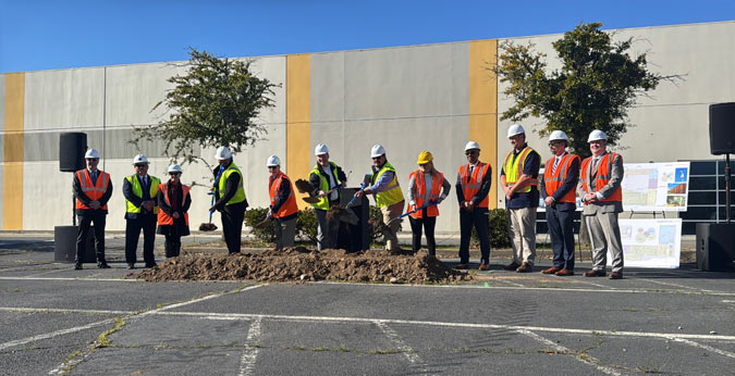 Watt Ave groundbreaking