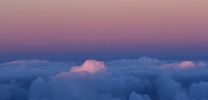 sky above the clouds