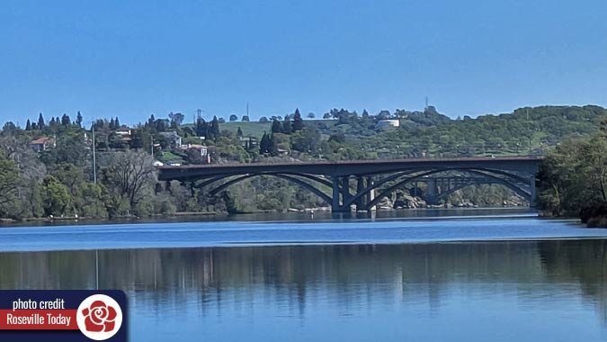 Folsom bridge along the American River