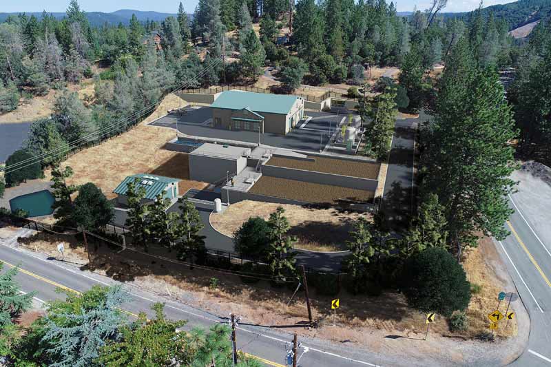 new Colfax Water Treatment Plant artist rendering