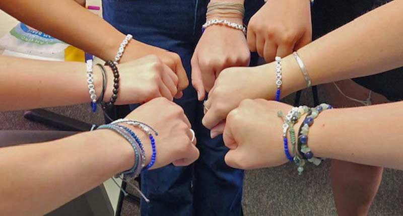 unity with all hands in!
