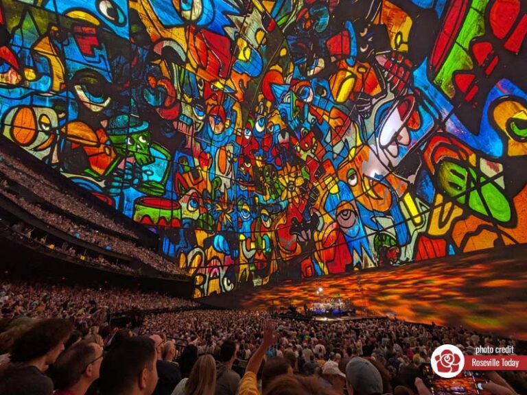 Sphere during Dead Co Drums with Mickey Hart