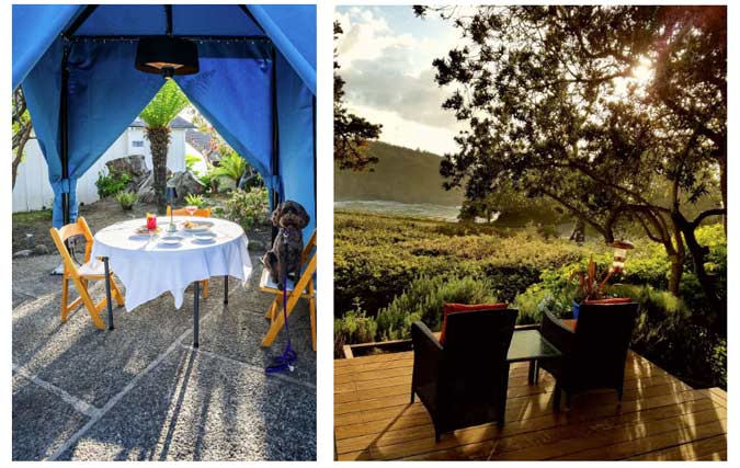 dining and views at Brewery Gulch