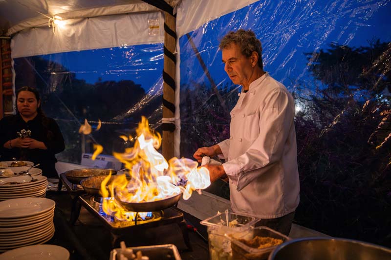 Chef Kantor in Mendocino