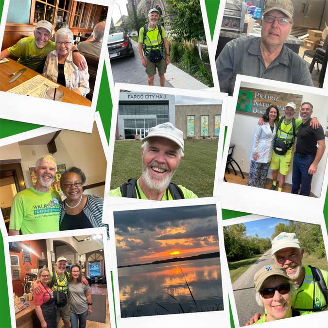 collage of Dr Godby WalkUSA