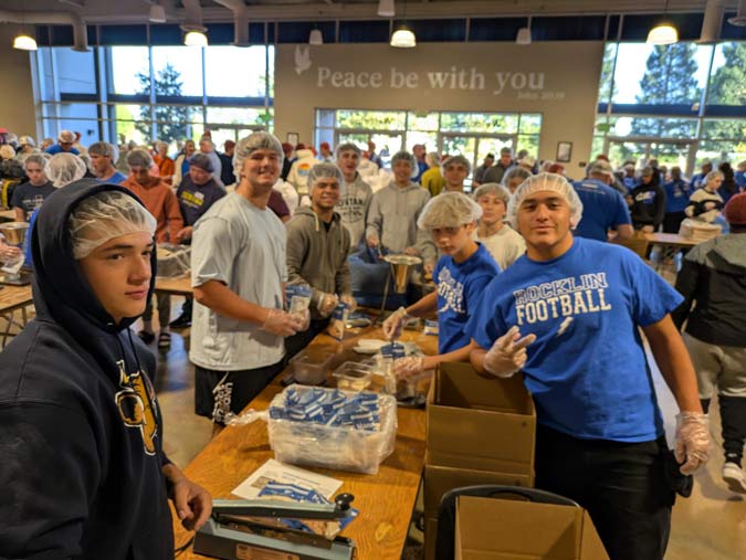 From Rocklin to the World: Volunteers to Pack 400,000 Meals for Starving Children