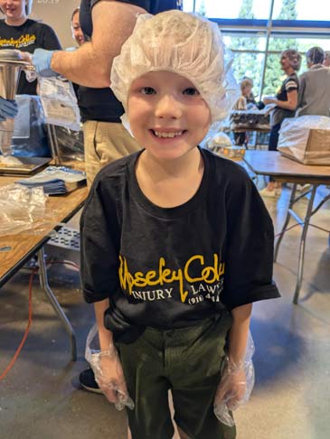 young volunteer