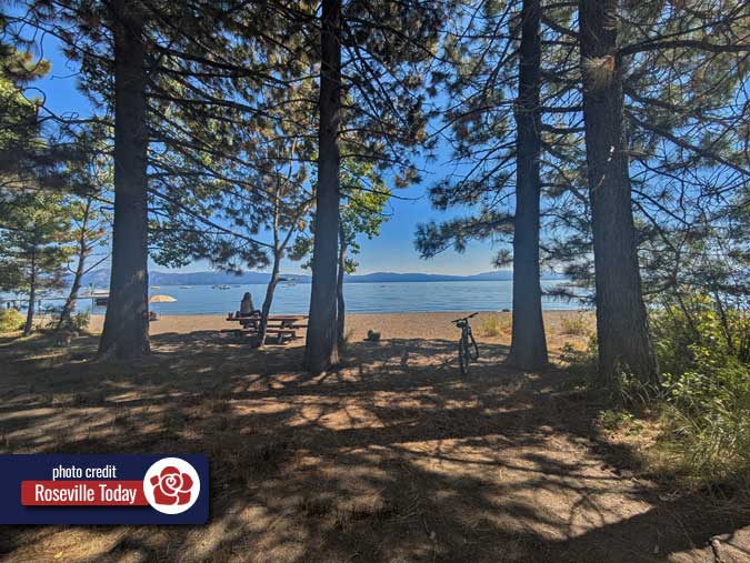 Tahoe City beach