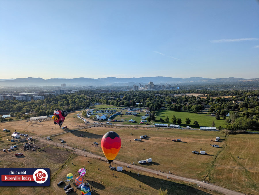 Hot air balloon ride