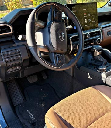 interior view of the new 2025 Toyota 4Runner
