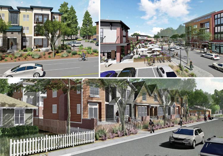 Roseville commercial corridors