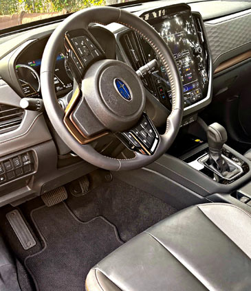 interior cabin view