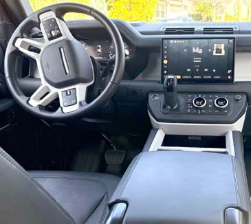 interior cabin and dashboard