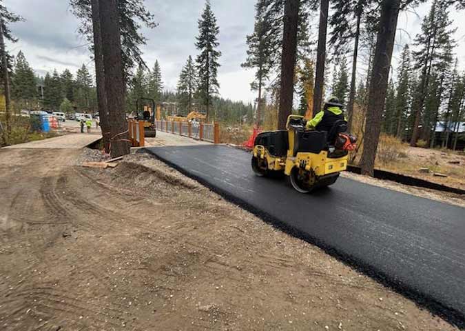 Completion of a segment of the Martis Valley Trail