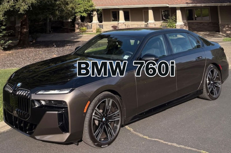 BMW 760i a high-priced luxury sedan