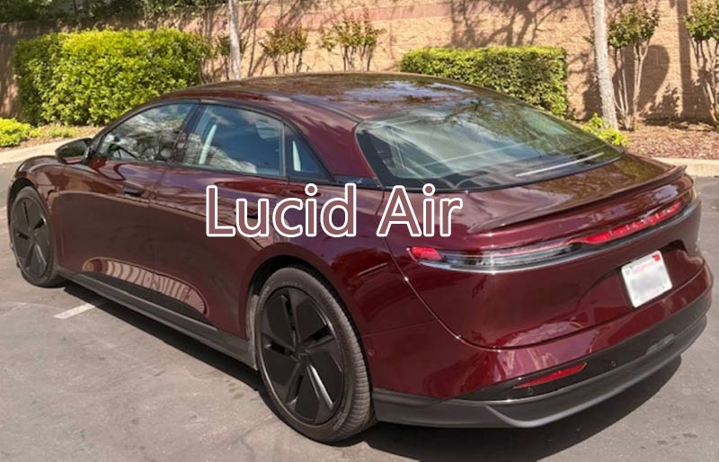 Lucid Air luxury sedan rising in status