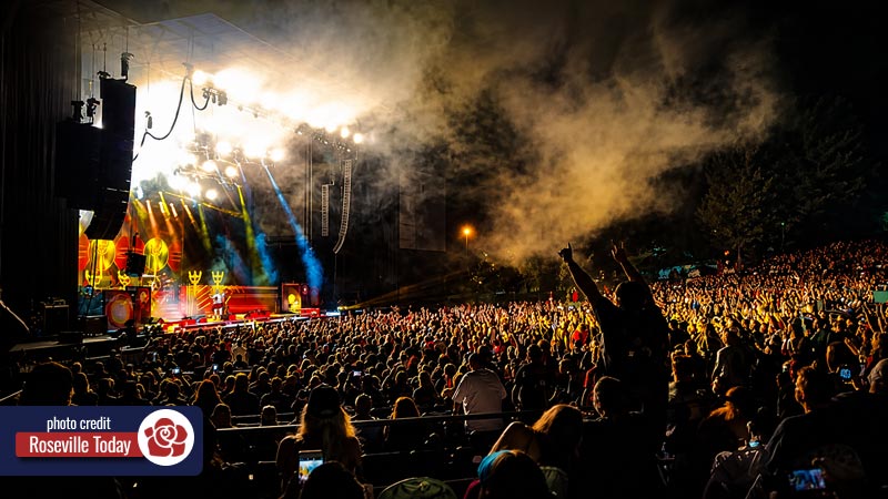 Concert at Toyota Amphitheatre in Wheatland, California
